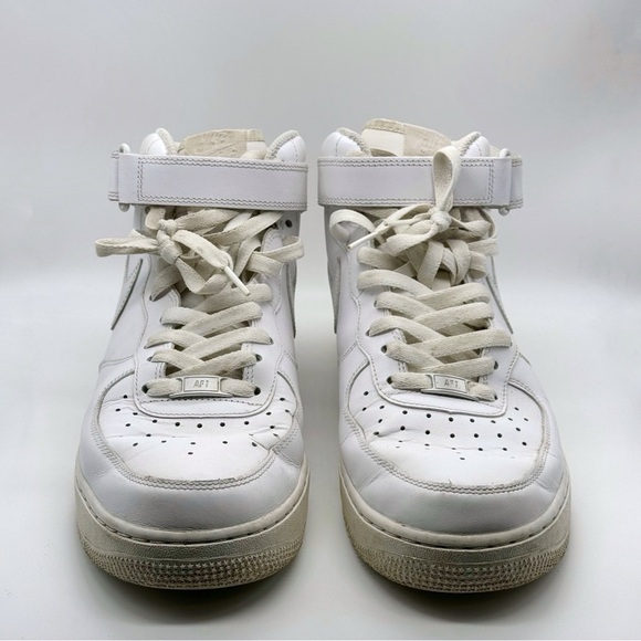 Nike Air Force 1 High Top Sneakers White - Picture 2 of 8